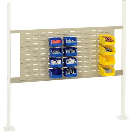 Global Industrial Louver Panel, 48 in W x 19 in H, Tan 318874TN